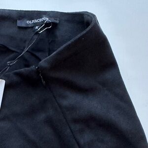 Olivaceous Black Micro Mini Skirt